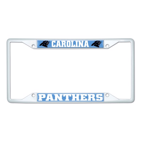 Picture of NFL - Carolina Panthers License Plate Frame - White