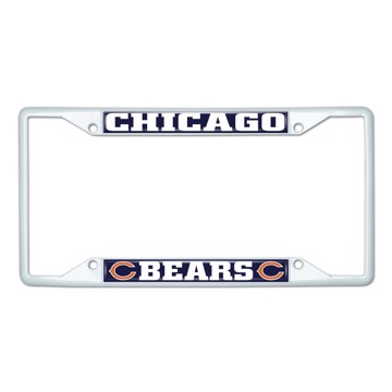 Picture of NFL - Chicago Bears License Plate Frame - White