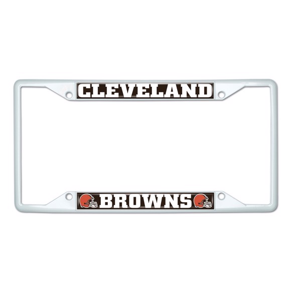 Picture of NFL - Cleveland Browns License Plate Frame - White