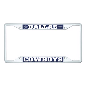 Picture of NFL - Dallas Cowboys License Plate Frame - White