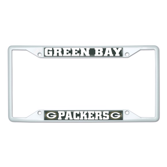 Picture of NFL - Green Bay Packers License Plate Frame - White