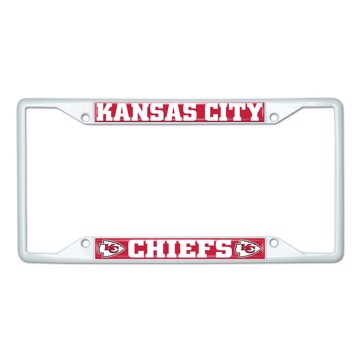 Picture of NFL - Kansas City Chiefs License Plate Frame - White