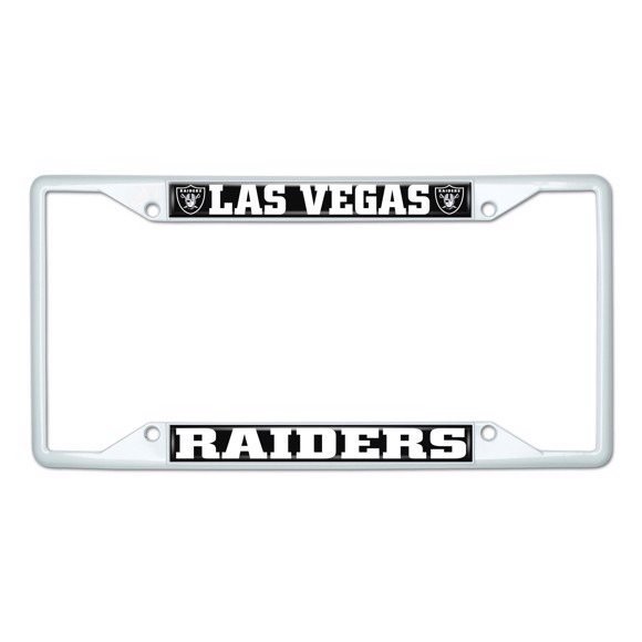 Picture of NFL - Las Vegas Raiders License Plate Frame - White