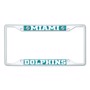 Picture of NFL - Miami Dolphins License Plate Frame - White