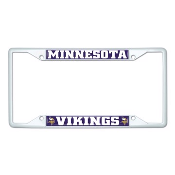 Picture of NFL - Minnesota Vikings License Plate Frame - White