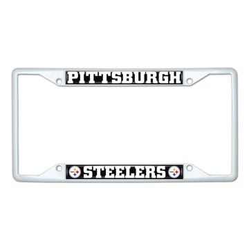 Picture of NFL - Pittsburgh Steelers License Plate Frame - White