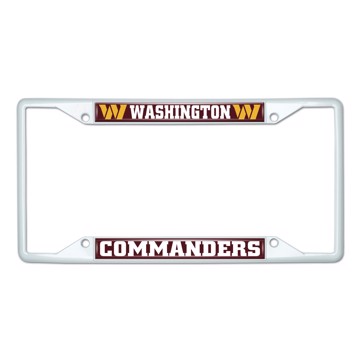 Picture of NFL - Washington Commanders License Plate Frame - White