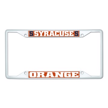 Picture of Syracuse University License Plate Frame - White