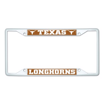 Picture of University of Texas License Plate Frame - White