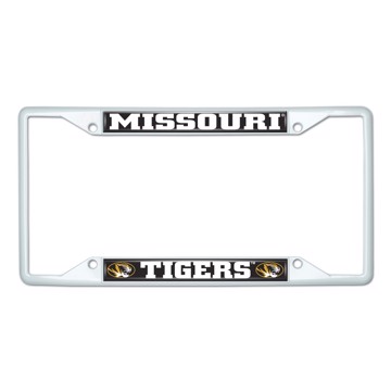 Picture of University of Missouri License Plate Frame - White