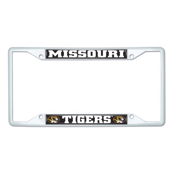 Picture of University of Missouri License Plate Frame - White