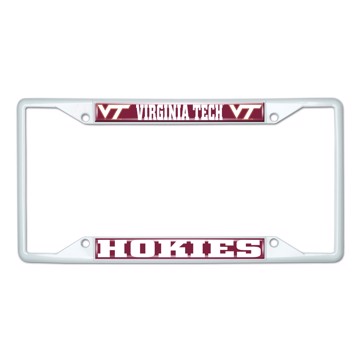 Picture of Virginia Tech License Plate Frame - White