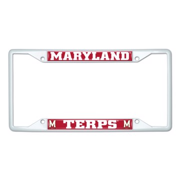 Picture of University of Maryland License Plate Frame - White