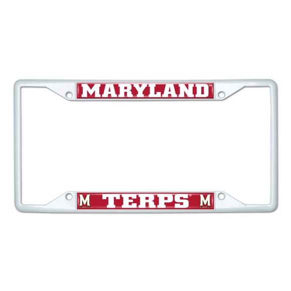 Picture of University of Maryland License Plate Frame - White