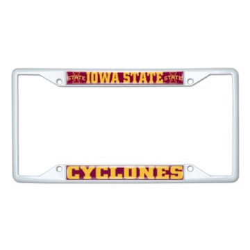 Picture of Iowa State University License Plate Frame - White