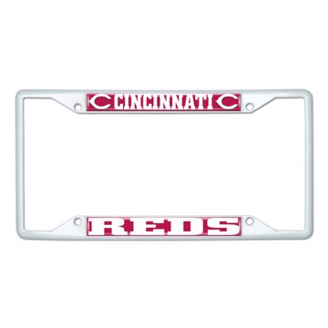 Picture of MLB - Cincinnati Reds License Plate Frame - White