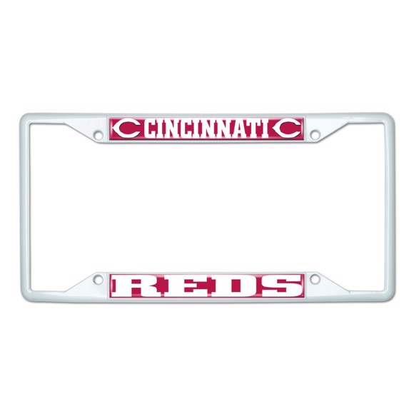 Picture of MLB - Cincinnati Reds License Plate Frame - White