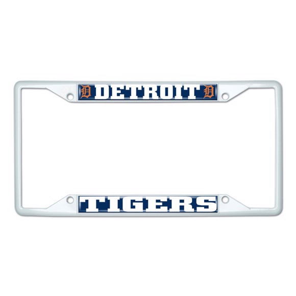 Picture of MLB - Detroit Tigers License Plate Frame - White