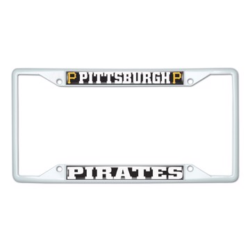 Picture of MLB - Pittsburgh Pirates License Plate Frame - White