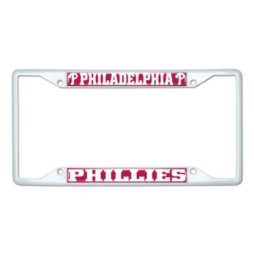 Picture of MLB - Philadelphia Phillies License Plate Frame - White
