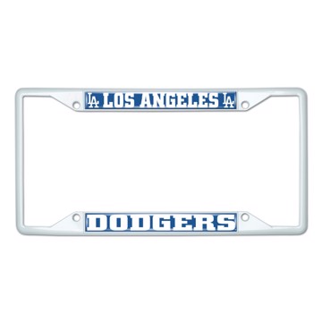 Picture of MLB - Los Angeles Dodgers License Plate Frame - White