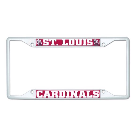 Picture of MLB - St. Louis Cardinals License Plate Frame - White