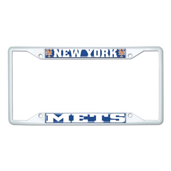 Picture of MLB - New York Mets License Plate Frame - White