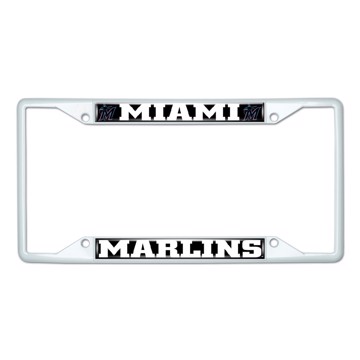 Picture of MLB - Miami Marlins License Plate Frame - White