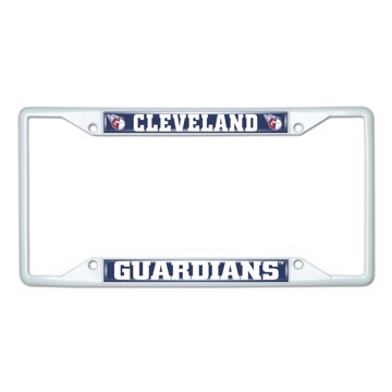 Picture of MLB - Cleveland Guardians License Plate Frame - White