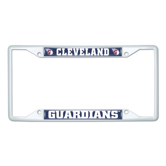 Picture of MLB - Cleveland Guardians License Plate Frame - White