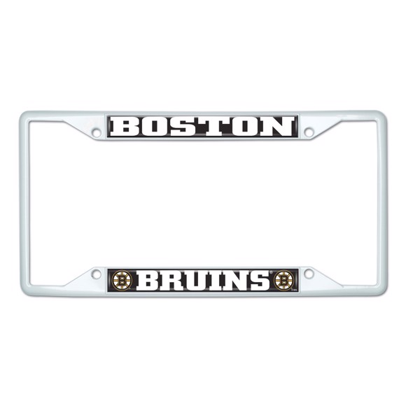 Picture of NHL - Boston Bruins License Plate Frame - White