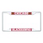 Picture of NHL - Chicago Blackhawks License Plate Frame - White