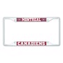 Picture of NHL - Montreal Canadiens License Plate Frame - White