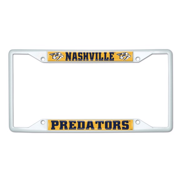 Picture of NHL - Nashville Predators License Plate Frame - White