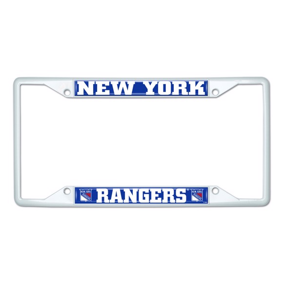 Picture of NHL - New York Rangers License Plate Frame - White