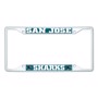 Picture of NHL - San Jose Sharks License Plate Frame - White