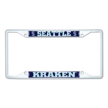 Picture of NHL - Seattle Kraken License Plate Frame - White