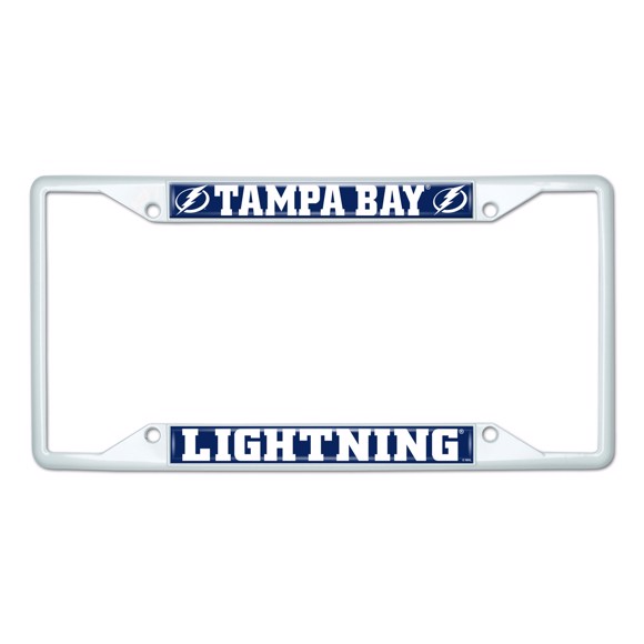 Picture of NHL - Tampa Bay Lightning License Plate Frame - White