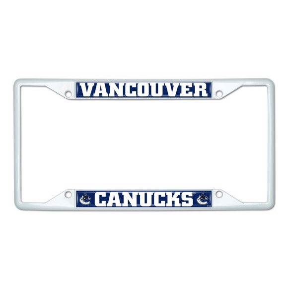 Picture of NHL - Vancouver Canucks License Plate Frame - White