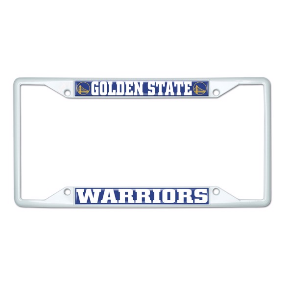 Picture of NBA - Golden State Warriors License Plate Frame - White