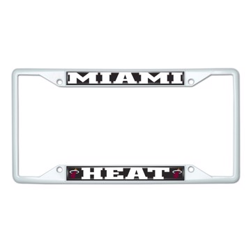 Picture of NBA - Miami Heat License Plate Frame - White