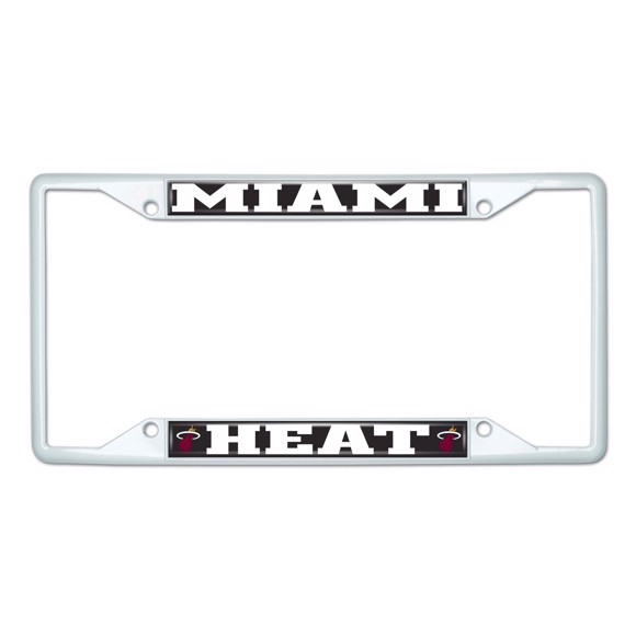 Picture of NBA - Miami Heat License Plate Frame - White