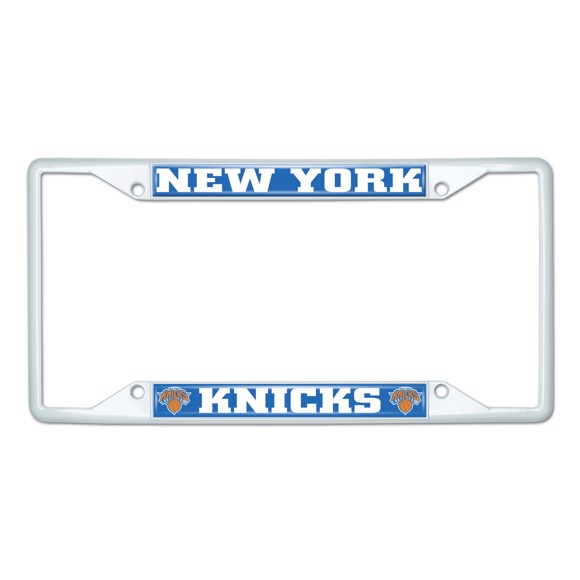 Picture of NBA - New York Knicks License Plate Frame - White