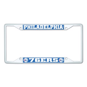 Picture of NBA - Philadelphia 76Ers License Plate Frame - White