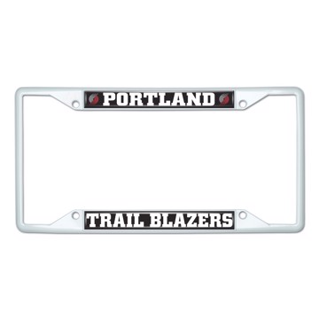 Picture of NBA - Portland Trail Blazers License Plate Frame - White