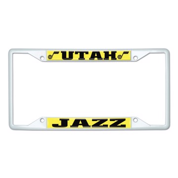 Picture of NBA - Utah Jazz License Plate Frame - White
