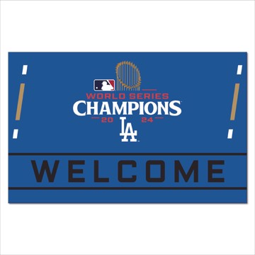 Picture of MLB - Los Angeles Dodgers - 2024 World Series Champions Rubber Door Mat - 18in. x 30in.