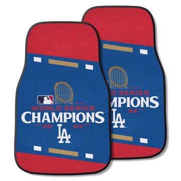 Picture of MLB - Los Angeles Dodgers  - 2024 World Series Champions Front Carpet Car Mat Set - 2 Pieces