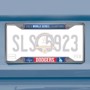 Picture of MLB - Los Angeles Dodgers - 2024 World Series Champions Chrome Metal License Plate Frame, 6.25in x 12.25in